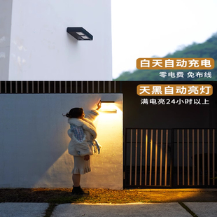 ✅ Solar Door Sign Wall Lamp Outdoor Courtyard Fence Gate Lighting Courtyard Garden House Door Sign