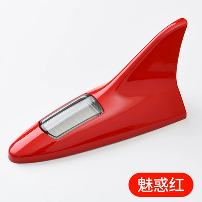 8 Lights Roof Flashing, vehicle antenna - charming-red
