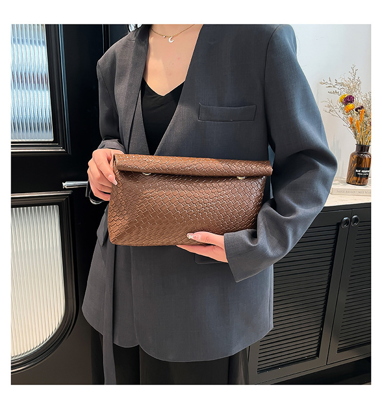 Pu Leather Solid Color Square Clutches display picture 10