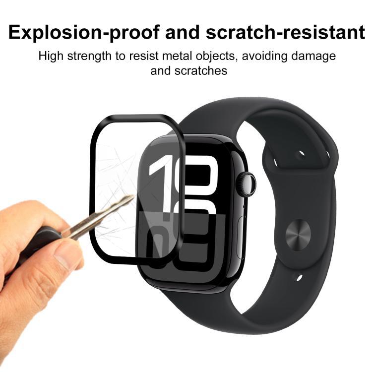 Aplicable a la serie de Apple Watch 38 - 49mm curva 3D película protectora de pegamento anti-rapadura a prueba de explosiones 2 piezas una venta