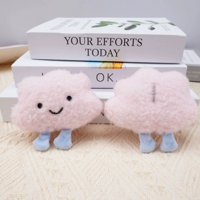 Creative plush cute doll, keychain, bag accessory, cloud, Birthday gift