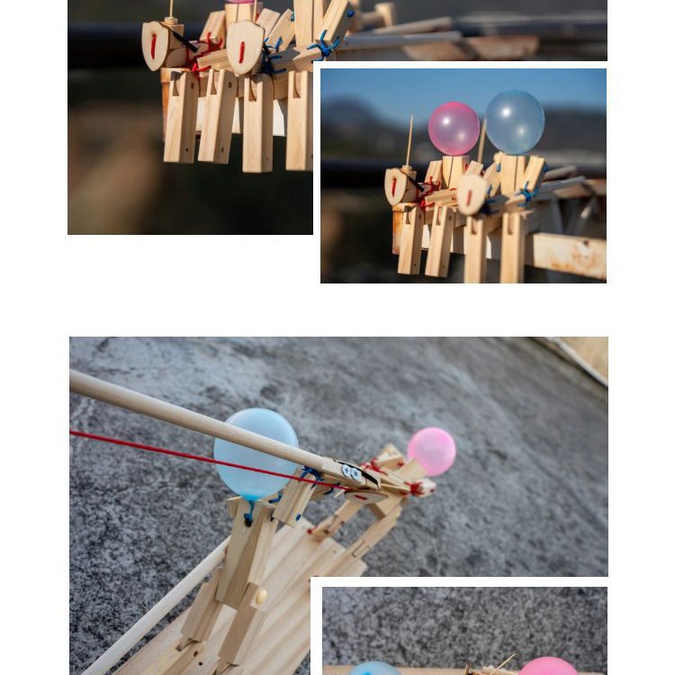 거대한 스타일의 나무 축제 남자와 풍선 100개