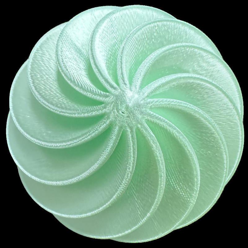 Silk-light green hs121