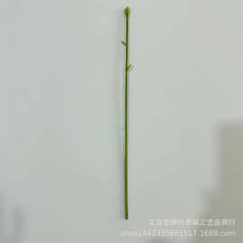 仿真花枝配件 32cm 单支玫瑰花枝 仿真玫瑰花香皂花花杆大量批发