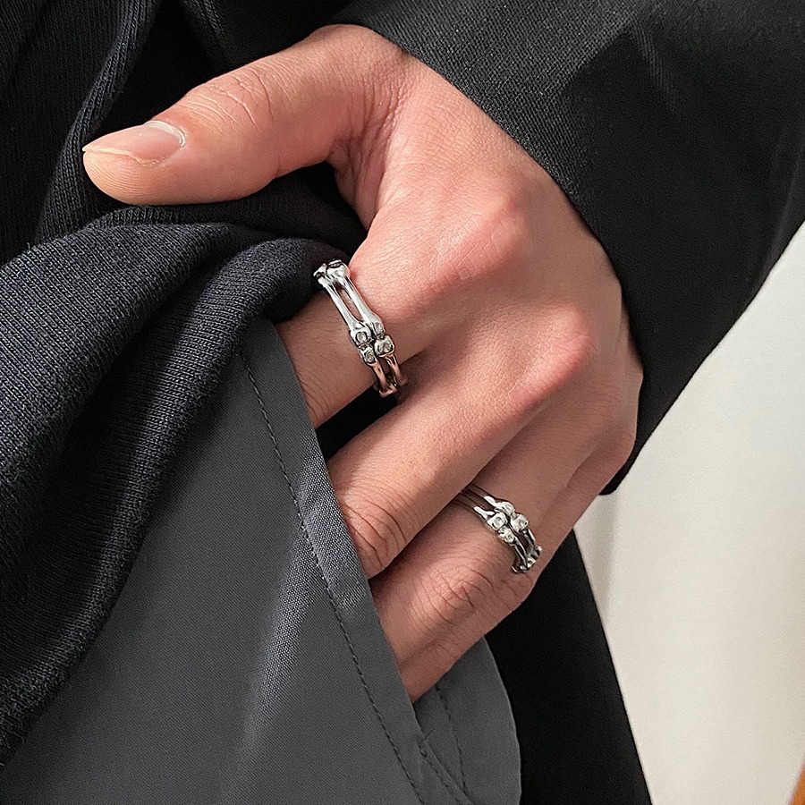 Men's design fashionable trend universal Japanese ring hip-hop style