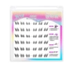 Glue-free 6 rows and 36 clusters of flying cat lower eyelashes 6mm