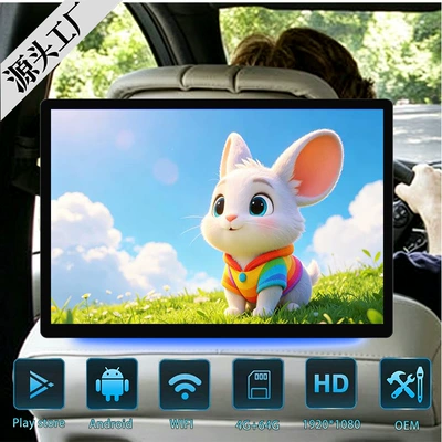 Factory Direct Sales 13.5inch External Headrest Android Monitor 13.5inch Car Headrest Mp5 Monitor Android