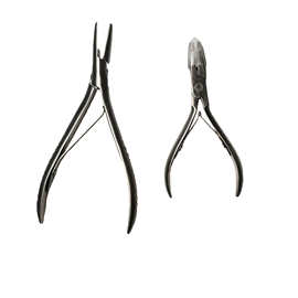 不锈钢接发钳子 接发工具 多功能接发钳 驳发钳 假发工具厂家直销