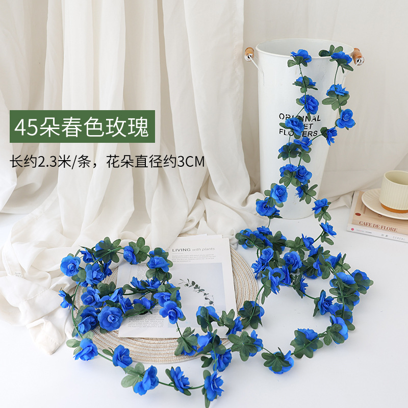 45 spring roses dark blue