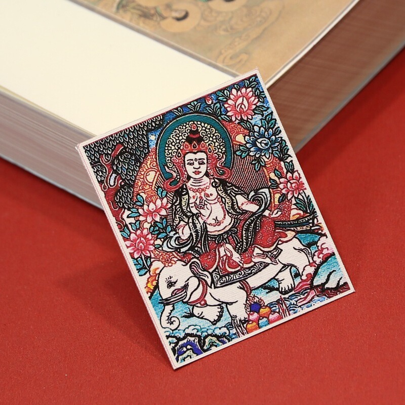 西藏式唐卡八大守护画芯卡心各种题材批发可定图可手绘描金|undefined