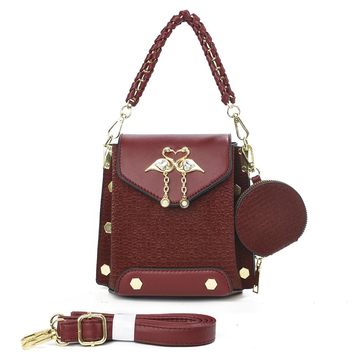 Bolso cuadrado universal, bolso de moda exquisito 2025, nuevo temperamento de atmósfera, bolsos de hombro, bolsos transfronterizos