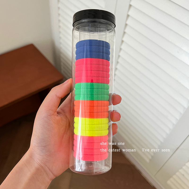 Audaz pelo cuerda pelo anillo pelo adornos sin costuras maotail cabeza cuerda simple no duele alta banda de goma de color elástico