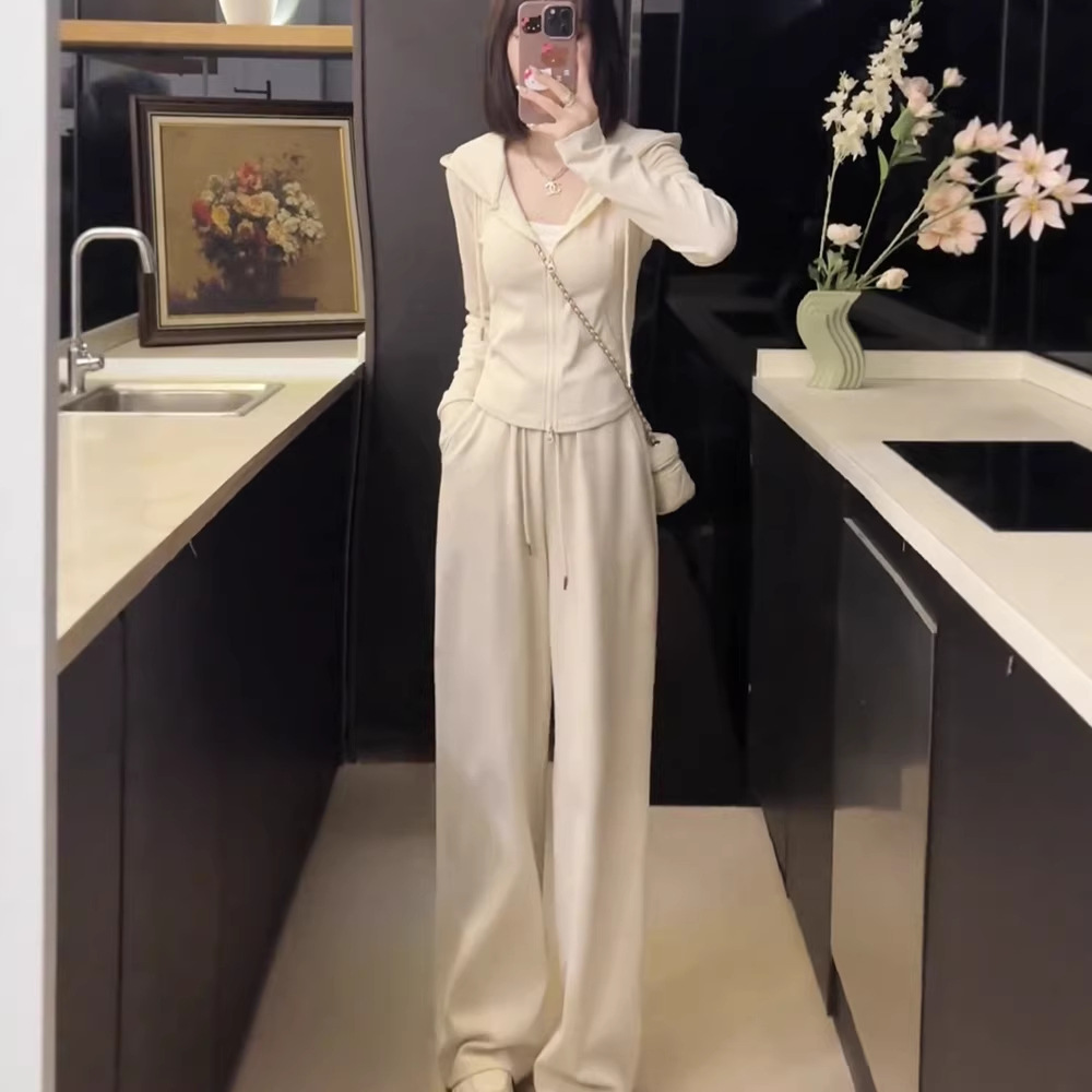 Plus Size Spring And Autum Fashionable And High-end Slim Two-piece...