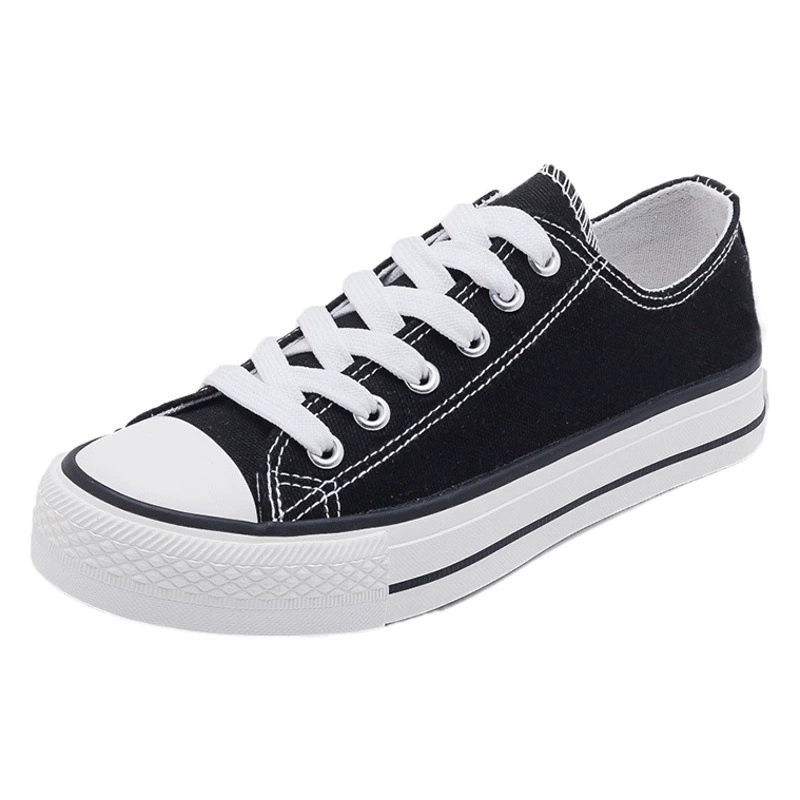 Оптовая продажа 2025 Весенне-осенние классические парусиновые туфли Женская обувь Студенческая обувь в корейском стиле Белые туфли Парный стиль Мужская обувь Повседневные кроссовки