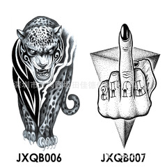 Waterproof Small Full Arm Tattoo Sticker Western Style Arm and Leg Buddha Tattoo Sticker Animal Simulated Tattoo Sticker