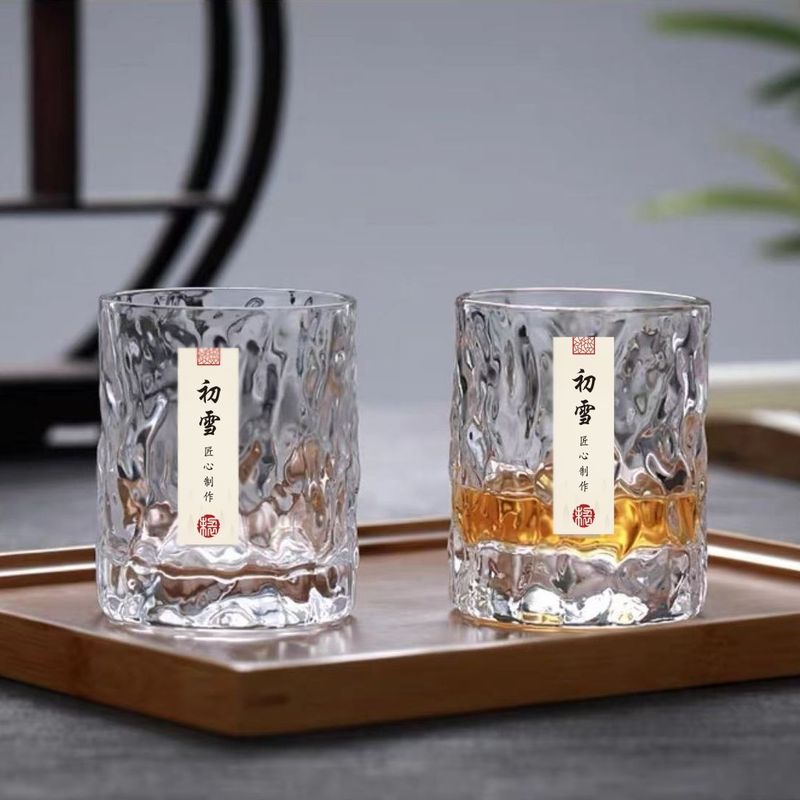 家用耐高温茶杯大容量玻璃杯高颜值ins水杯加厚防烫办公杯冰川|undefined