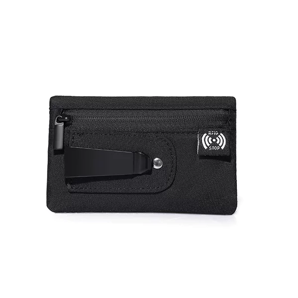 Amazon Explosive rfid Outdoor Travel Hidden Coin Clip Body Bag Anti-theft Swipe Bag Belt Wallet