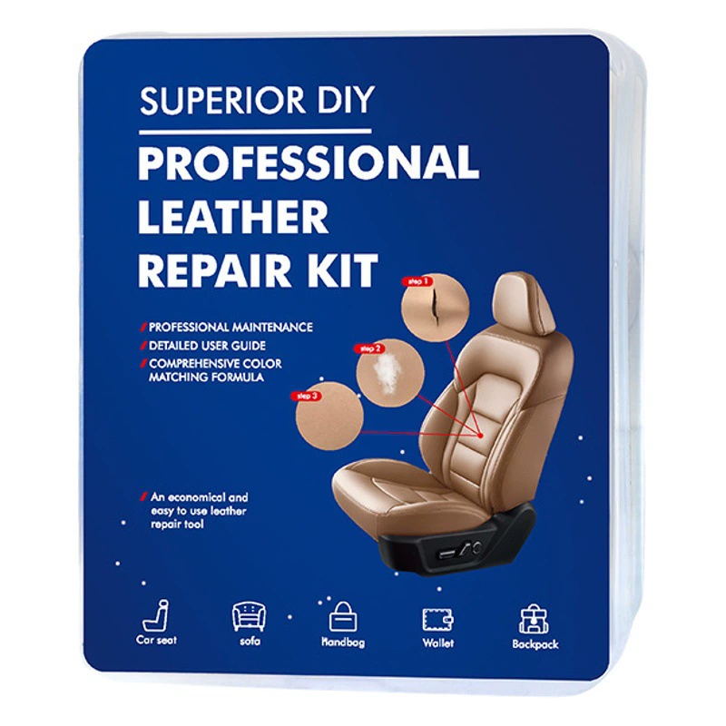 Набор для ремонта кожи: патчи для обивки, инструмент для устранения дыр, восстановление повреждений на диванах и креслах, паста для возвращения цвета