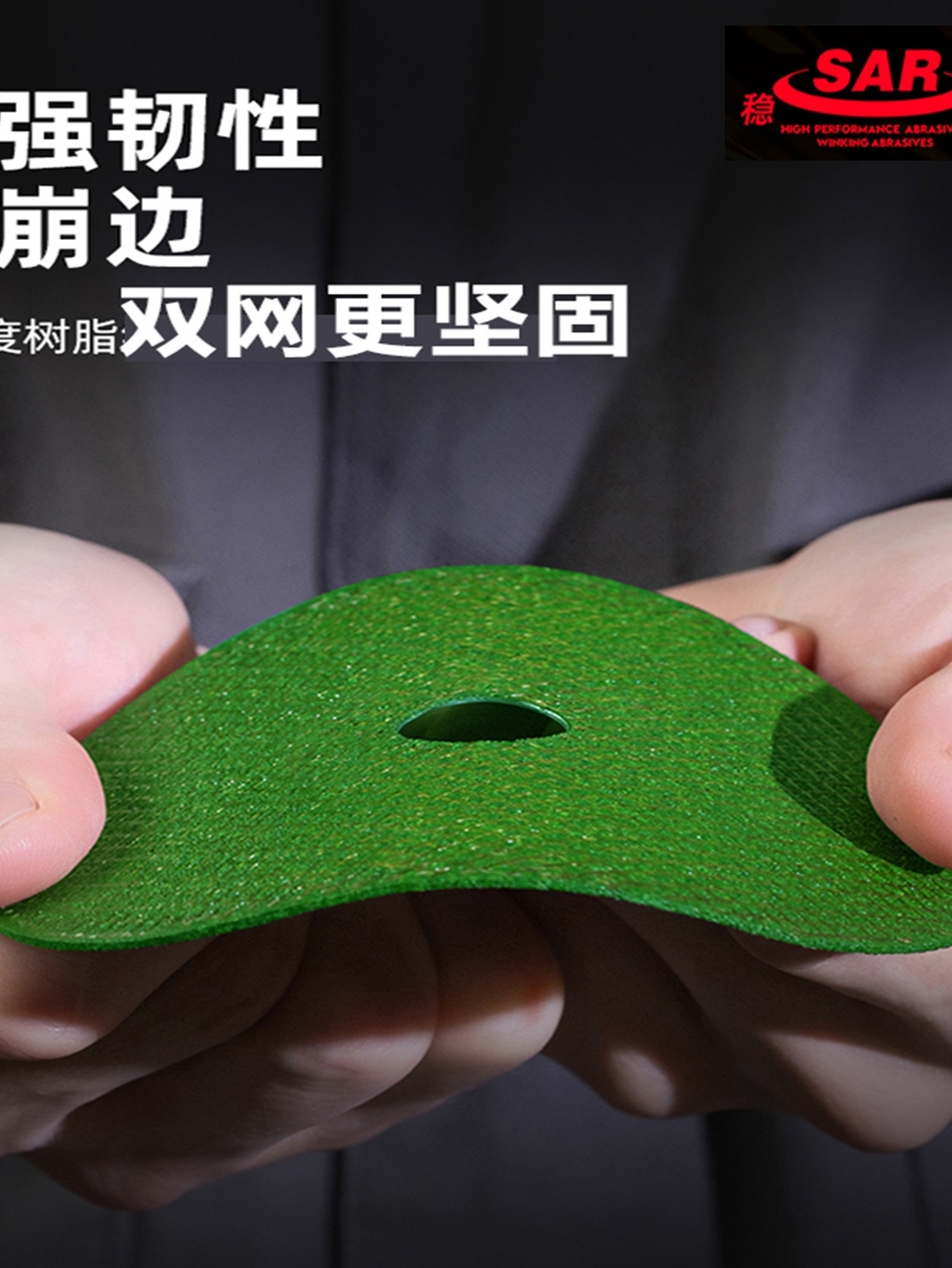 Estabilizar la hoja de corte 100 molino de ángulo hoja de abrasiva metal acero inoxidable pulido hoja de corte de doble red