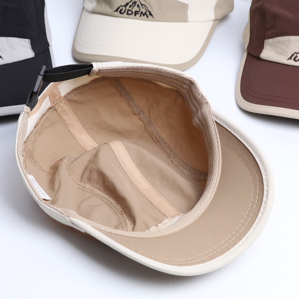 Sombreras de béisbol transfronterizas de secado rápido corto sombrero al aire libre para hombres y mujeres sombrero de surf sombrero de color sombrero de campamento universal