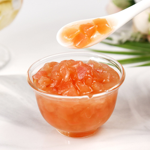 Peach jam 2.6 pounds peach jam fruit tea drink raw materials peach ice glutinous rice balls pulp fruit jam commercial