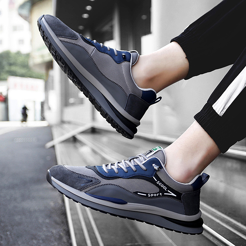Men's autumn mesh breathable trend casual footwear