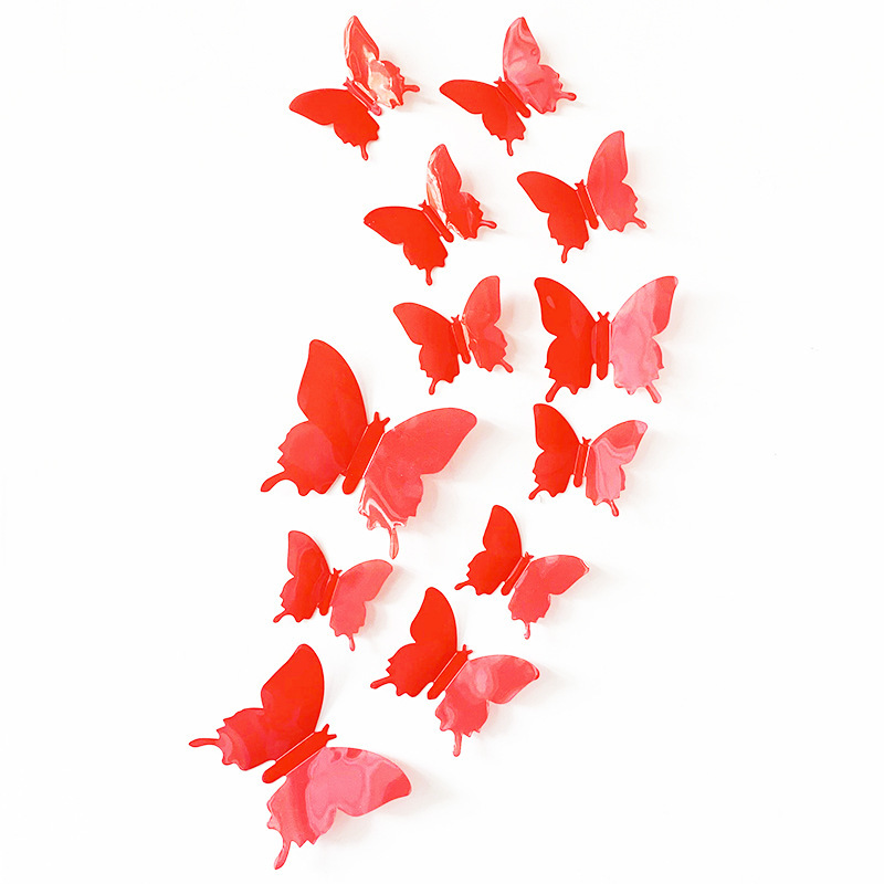 3d fjäril väggdekaler för sovrum och vardagsrum_voghion.com