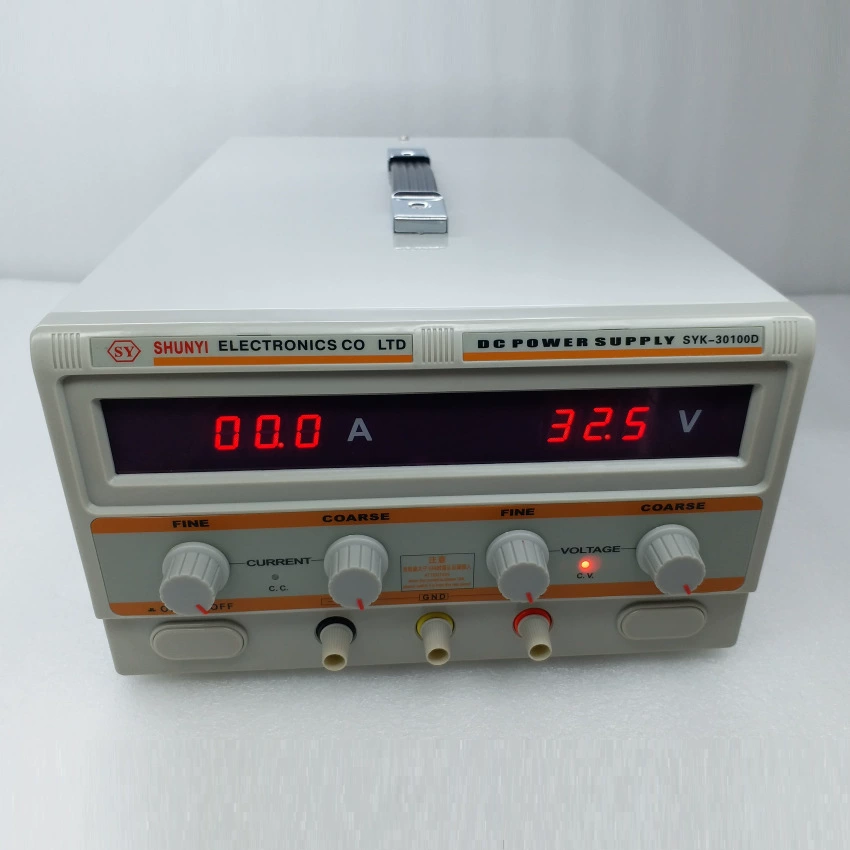 Shunyi SYK6060D постоянное напряжение постоянный ток Высокоточный стабилизированный постоянный ток Гальваническое экспериментальный источник питания 60V60A источник постоянного тока