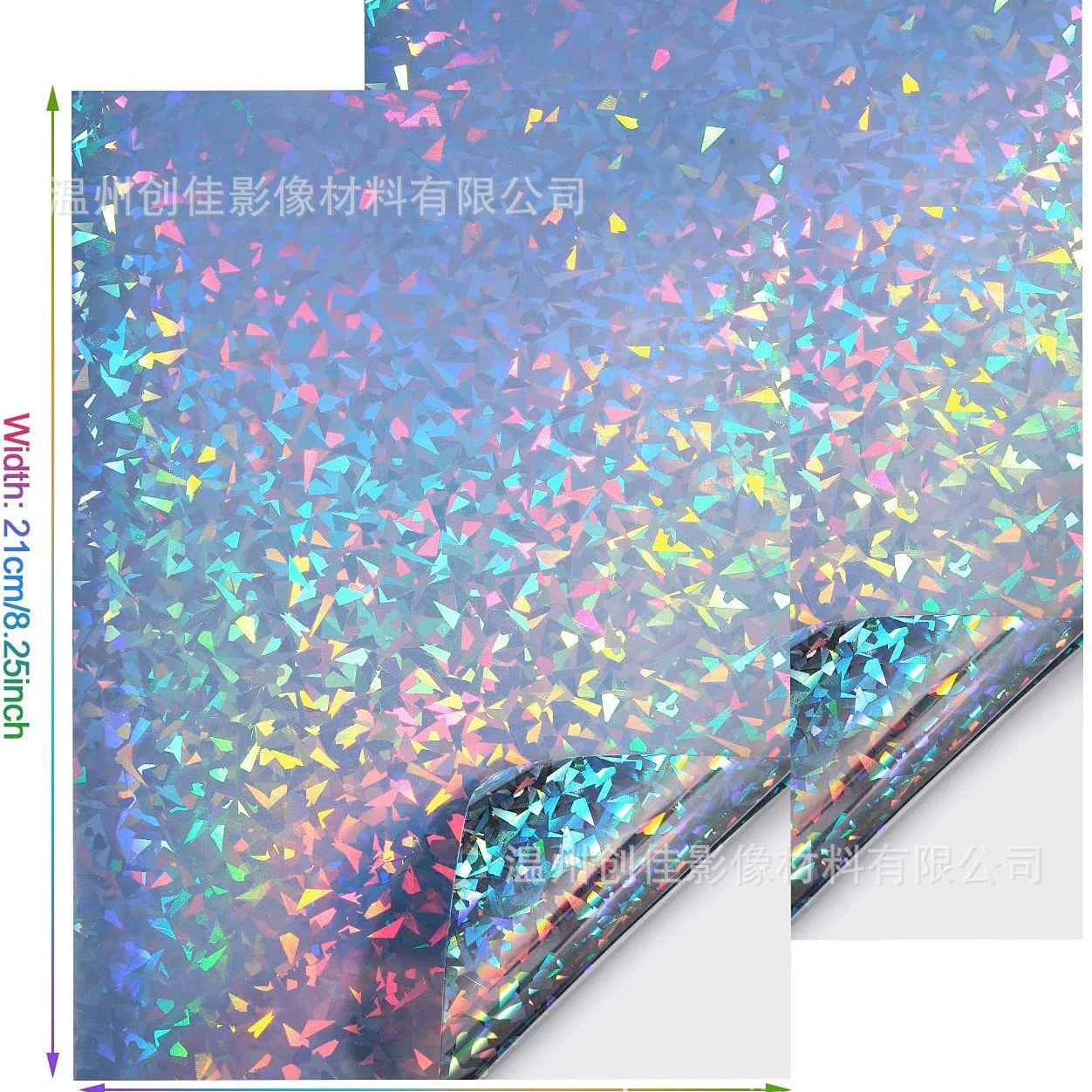 Производитель бумаги для струйной печати на складе A4 Лазерная серия Алмазный Узор голографическая виниловая клейкая наклейка бумага для печати