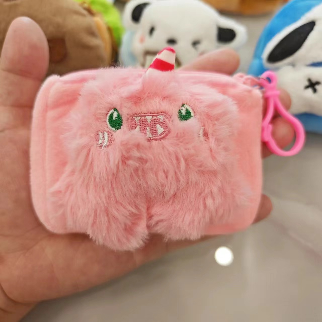 Pink unicorn-square bag