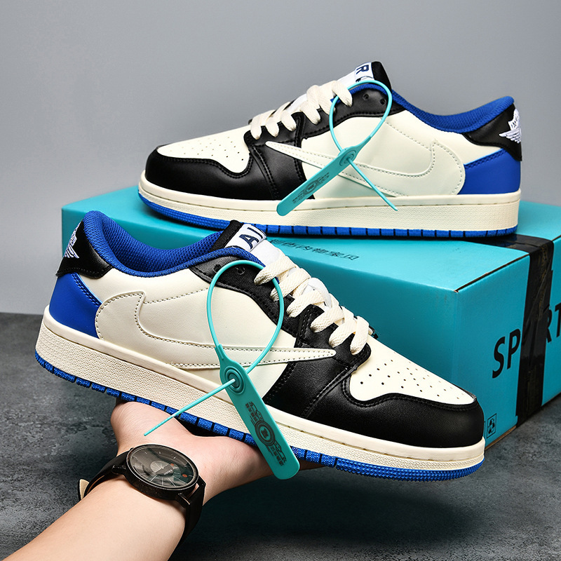 Unisex couple's shoes, men's shoes, Hiroshi Fujiwara's lightning reverse hook low-top sneakers, student sports casual shoes with sound when rubbed