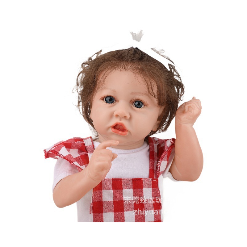 Muñeca de vinilo inchrabnb muñeca pesada muñeca bo muñeca suave simulación 22ysase bebés Kiar