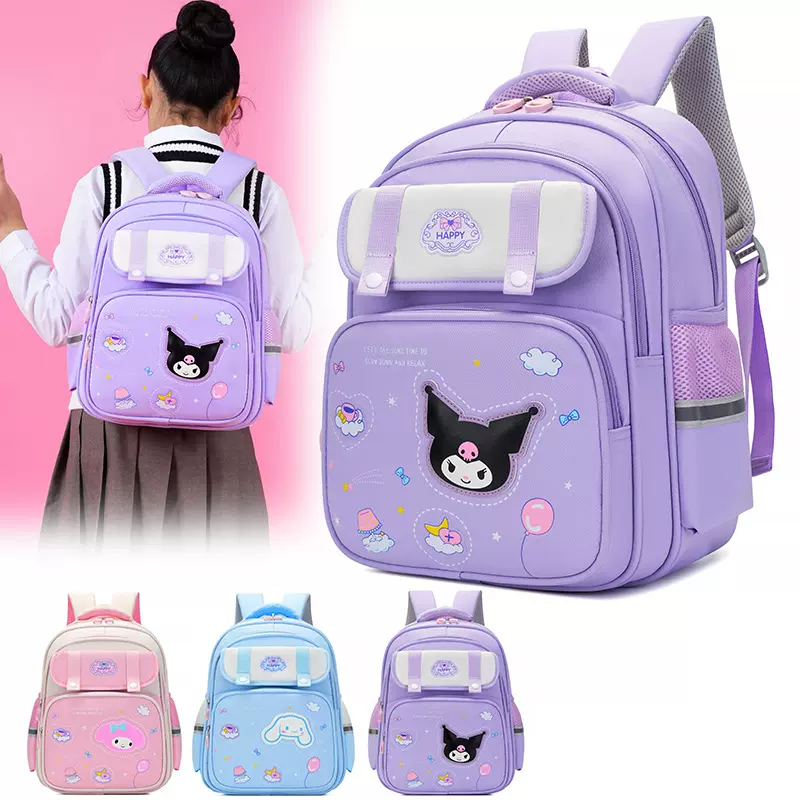 外贸新款1-2年级小学生书包卡通可爱儿童双肩包大容量护脊背包