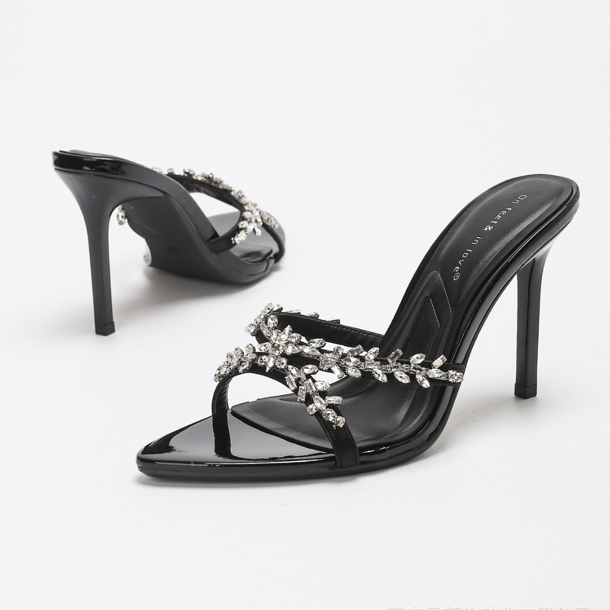 Cross-Border Foreign Trade Fashion New Style Sparkling Diamond High Heels for Outer Wear Banquet Versatile High Heel Sandals Summer Sandals for Women