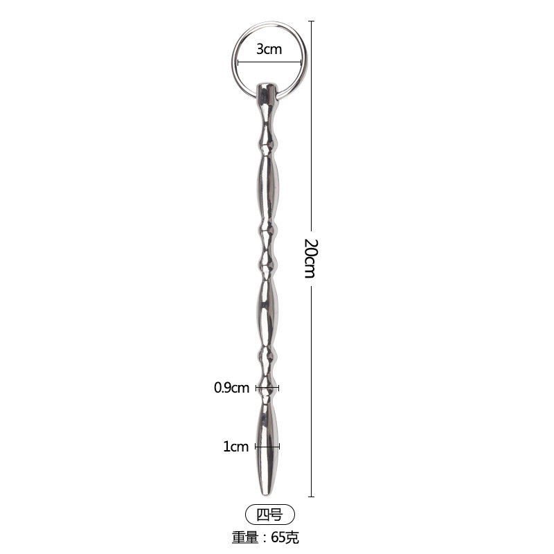 Metal Urethral Sound Stick Zinc Alloy Prostate Massager Manual Control Adult Toy — detail image 24