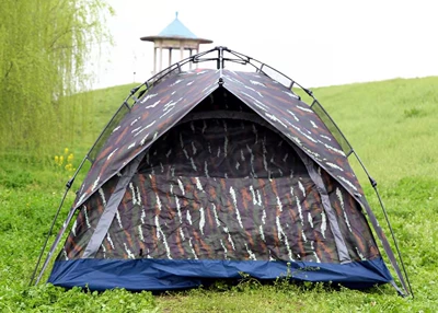 2022 new camouflage tent double double rainproof quick Open automatic outdoor camping tent factory wholesale (Çadırlar) - style-1-3-4-people