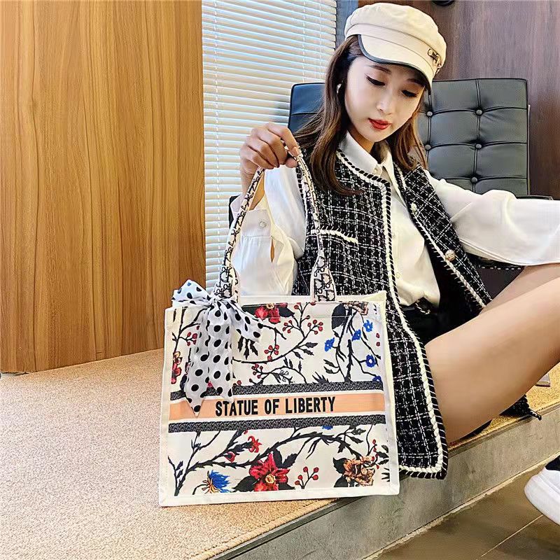Moda bolsa de lona bolsa de hombro de gran capacidad de las mujeres casual nueva moda bolsa de compras estudiante mochila Portátil Bolsa de maquillaje