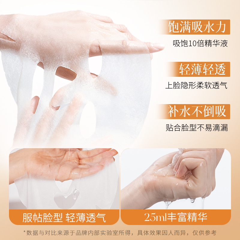 Jiumeitang astaxantina doble máscara anti-hidratación, antiarrugas, máscara facial real al por mayor. image 4