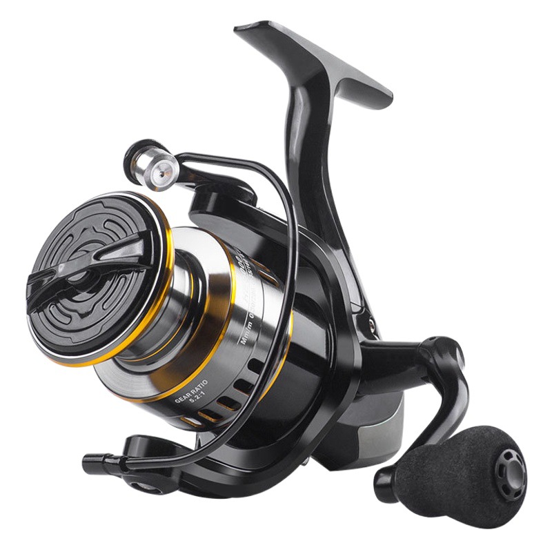 Rueda de pesca de metal rueda giratoria carrete de pesca mar rueda de varilla ancla rueda de pesca de largo alcance rueda de pesca engranaje de pesca al por mayor
