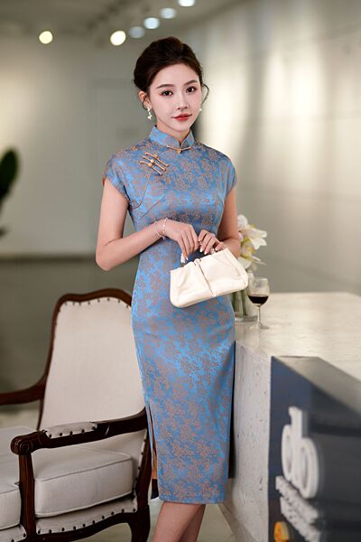 Fashionable elegant cheongsam