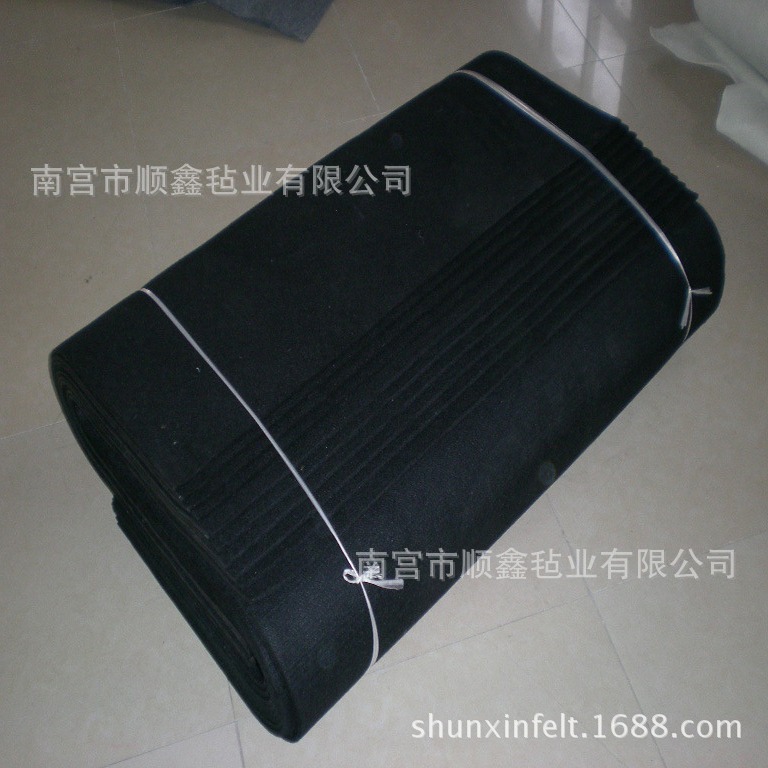 玻璃切割机上台片毛毡  加硬耐磨玻璃切割台黑色毛毡3---5mm