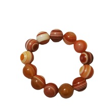 天眼红玛瑙手串战国红高贵奢华天然缠丝天眼玛瑙手串圆珠时尚