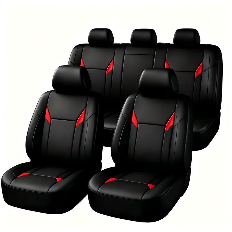 Universal Five-Seater Car Seat Cover Pu Leather Full-Cover Cushion Cover for All Seasons, Cross-Border Best-Selling Model 072 #