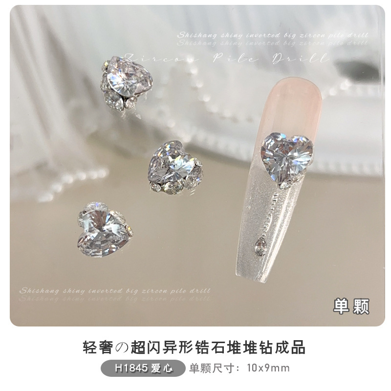 Gran amor de zircon glaciar 10 * 9 mm