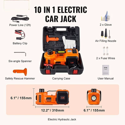 Car Electric 0kg Ton Car jack