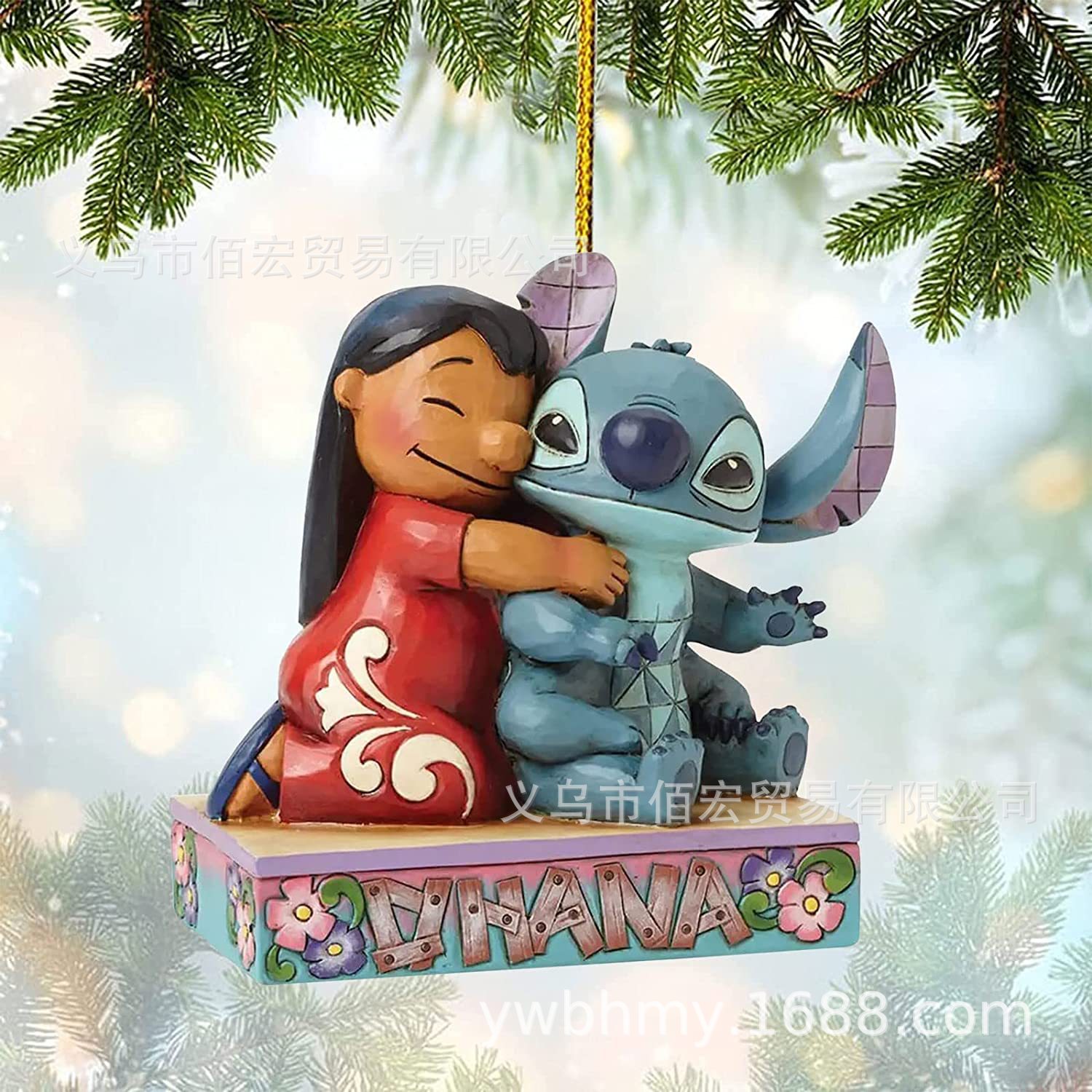 2023 nuevos productos adorables decoraciones de árbol de Navidad acrílico Halloween mochila para automóviles caseros colgantes image 4