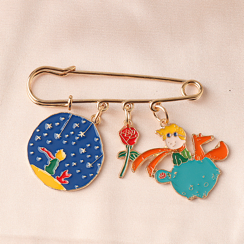 Cute Cartoon Character Alloy Plating Unisex Brooches display picture 4