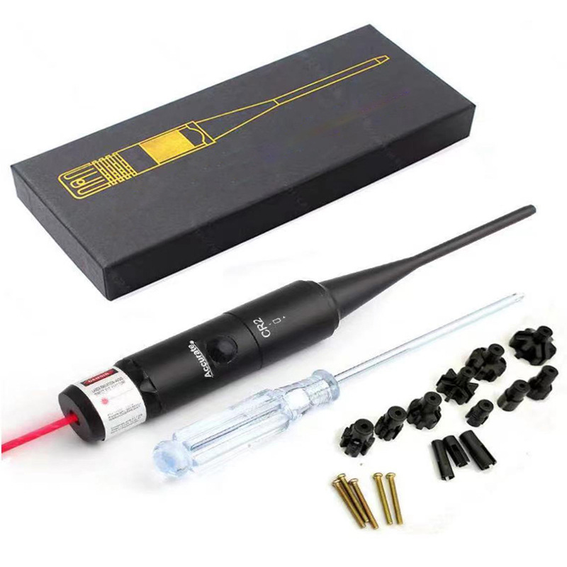 跨境热销红激光校准归零器瞄准器高精准免调水平校准仪瞄准镜配件