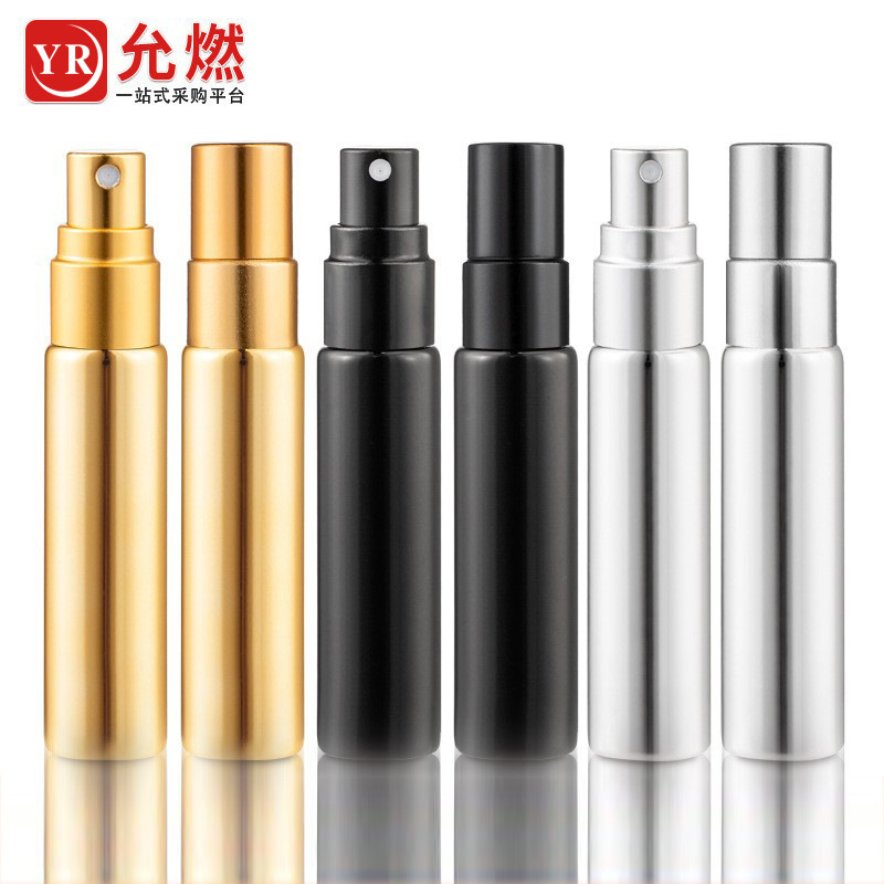 10ml电镀UV玻璃17管喷雾瓶便携香水化妆水分装瓶