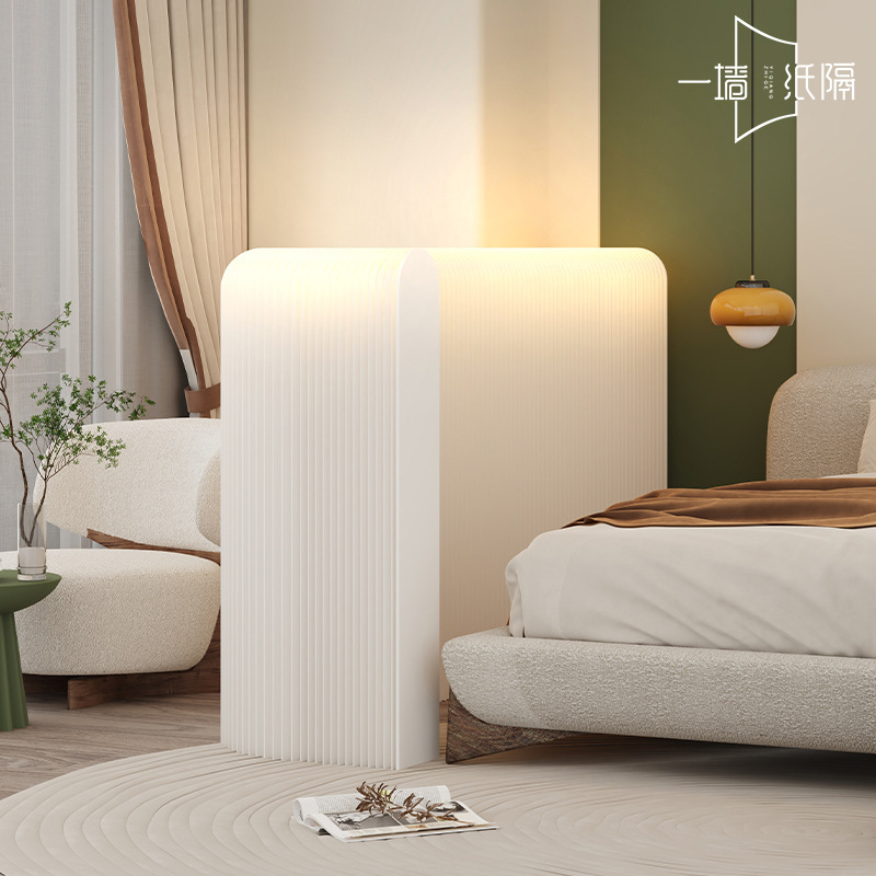 Paper Screen Partition Office Living Room Partition Blocking Entrance Partition Wall Foldableing Mobile Live Broadcast Background Wall S